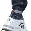 Reflective Bike Pants Strap Adjustable Bands for Night Walking Cycling Running