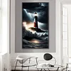 (40*70cm)Lighthouse - Round Partial AB Drill Diamond Painting