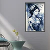 (40*60cm)Girl - Round AB Drill Diamond Painting