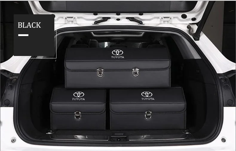 Car Trunk Leather Storage Box