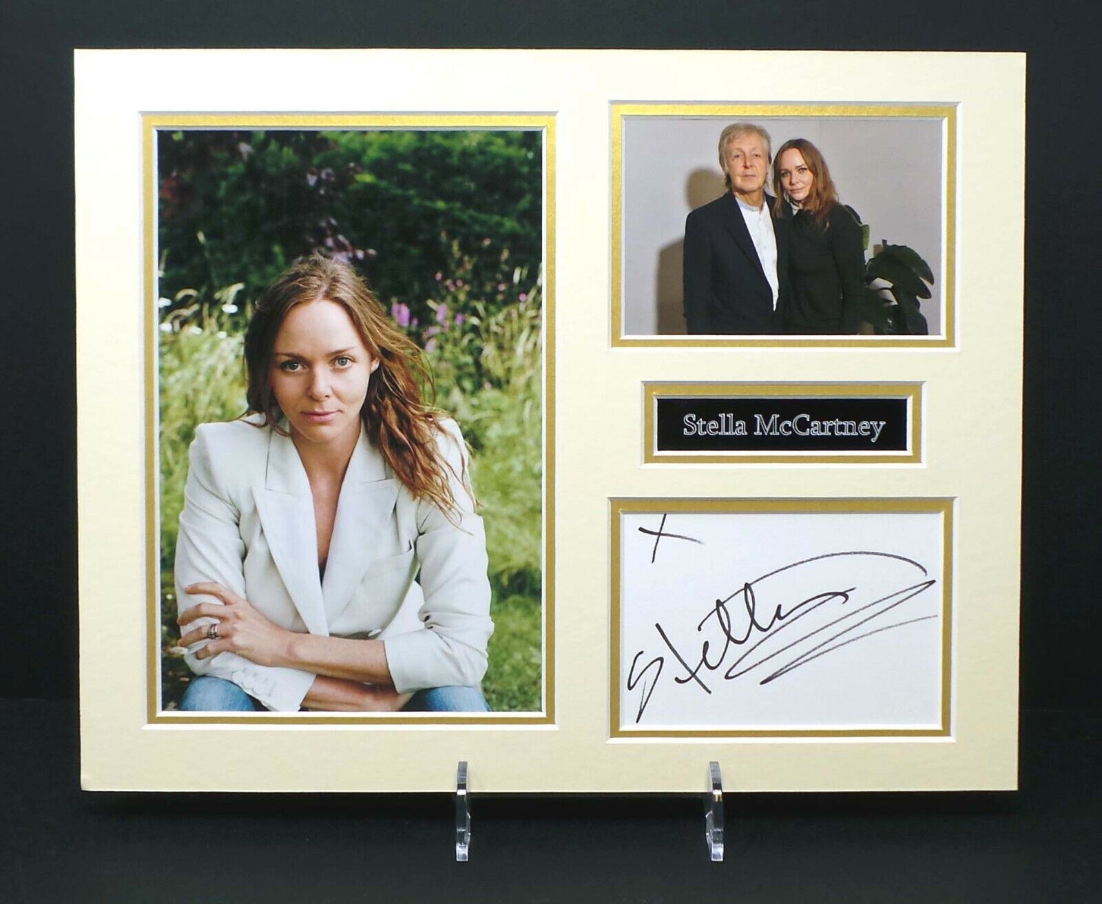 Stella McCARTNEY Fashion Designer RARE Signed Mounted Photo Poster painting Display AFTAL RD COA