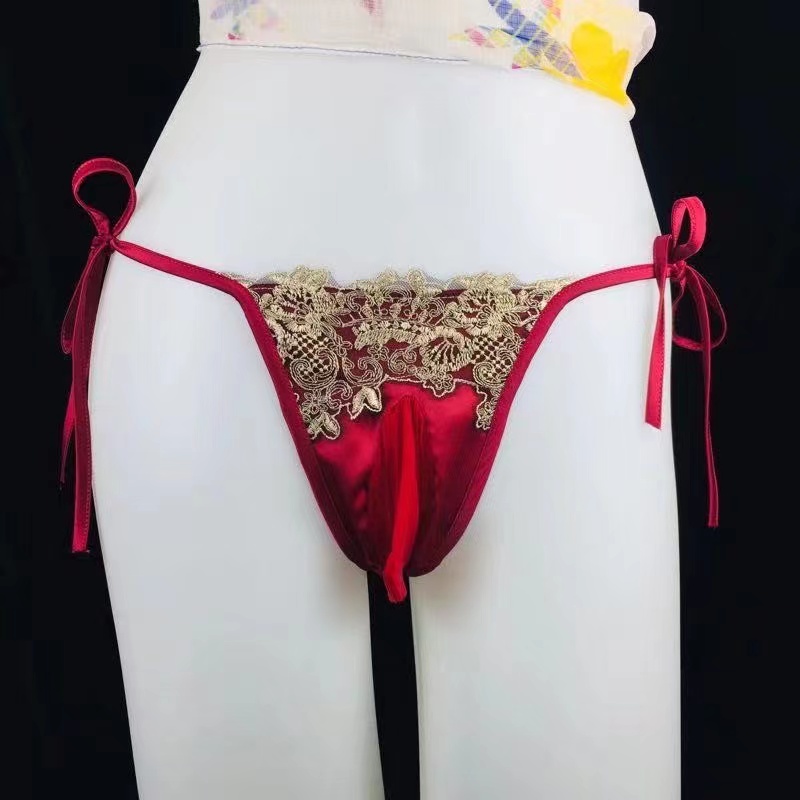 Men's Silk Sexy Thong