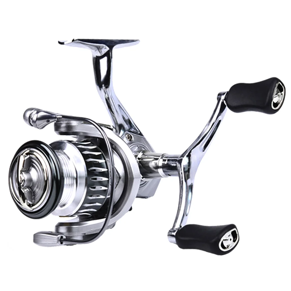 Fishing Coil Reel Double Rocker Arm Micro Spinning Reel for