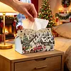 Snow Town DIY Pearl Diamond Painting PU Cover Tissue Holder Kit Pearl Art Painting Decoration for Home & Gifts