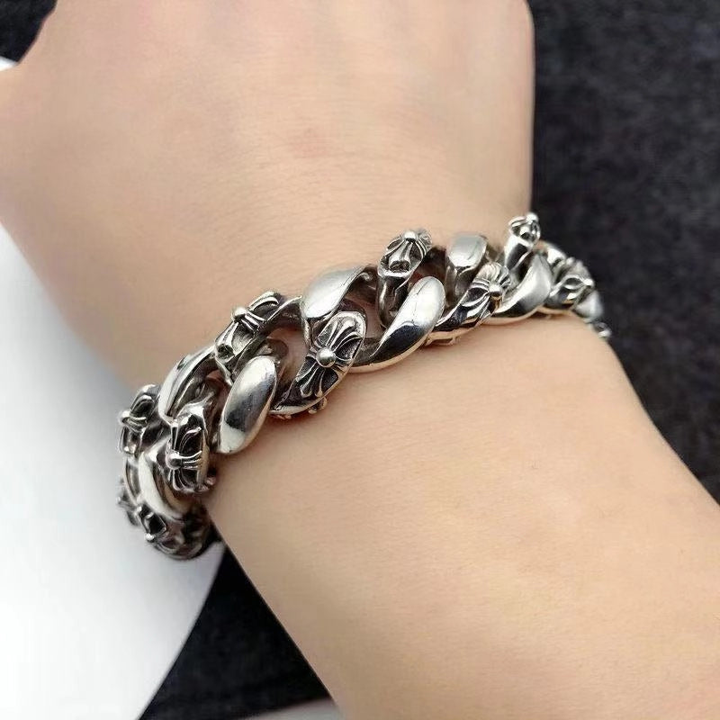 Copper Hip-Hop Retro Solid Color Bracelets