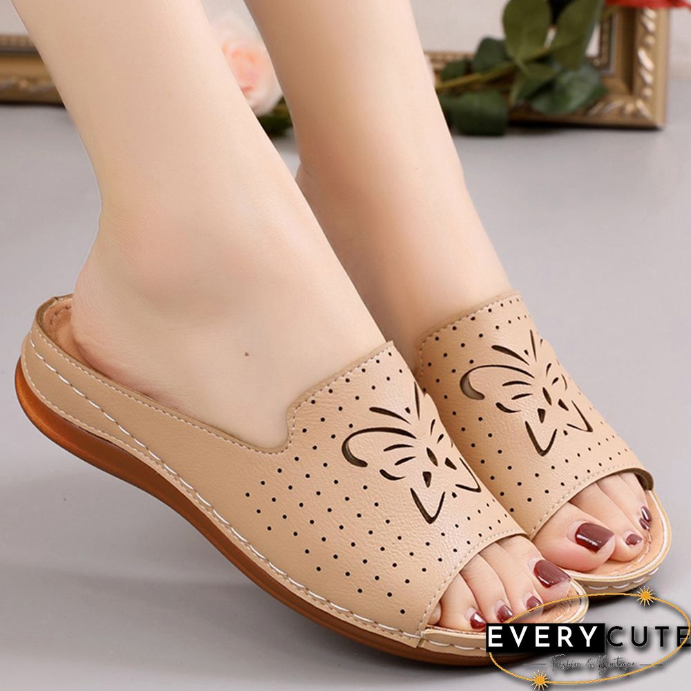 New Shoes Sandals Women Outdoor Walking Shoes Retro Ladies Shoes Slip On Women Shoe Slipper Female Zapatillas Muje Footwear