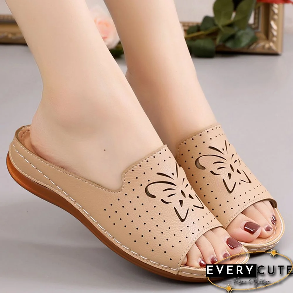 New Shoes Sandals Women Outdoor Walking Shoes Retro Ladies Shoes Slip On Women Shoe Slipper Female Zapatillas Muje Footwear