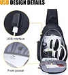 BAIGIO Multifunktional Kamerarucksack Kamera Sling Brusttasche Kameratasche Spiegelreflex Fotorucksack Wasserabweisend Fototasche Kamera Rucksack Tasche für Objektiv Canon Sony Nikon SLR DSLR