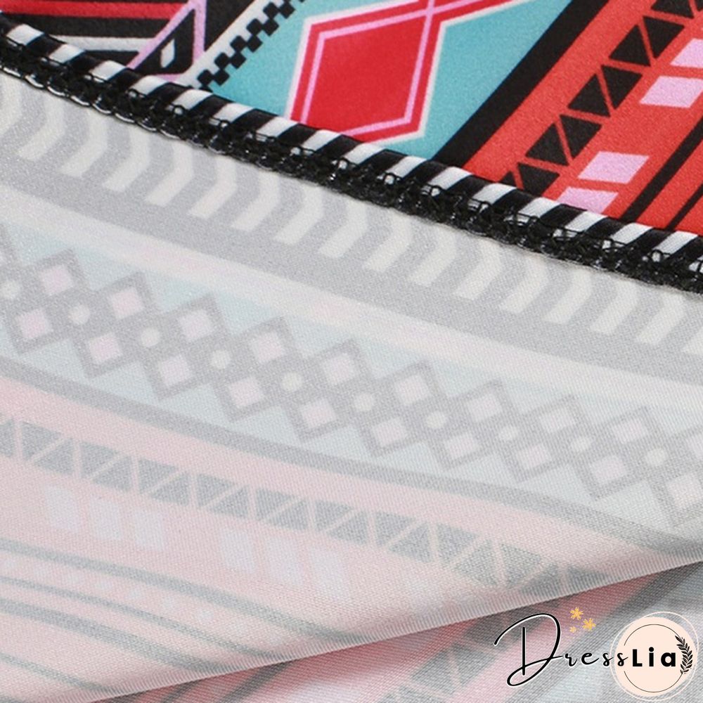 Women Print Patchwork Sundress Sleeveless A-Line Mini Cocktail Dress