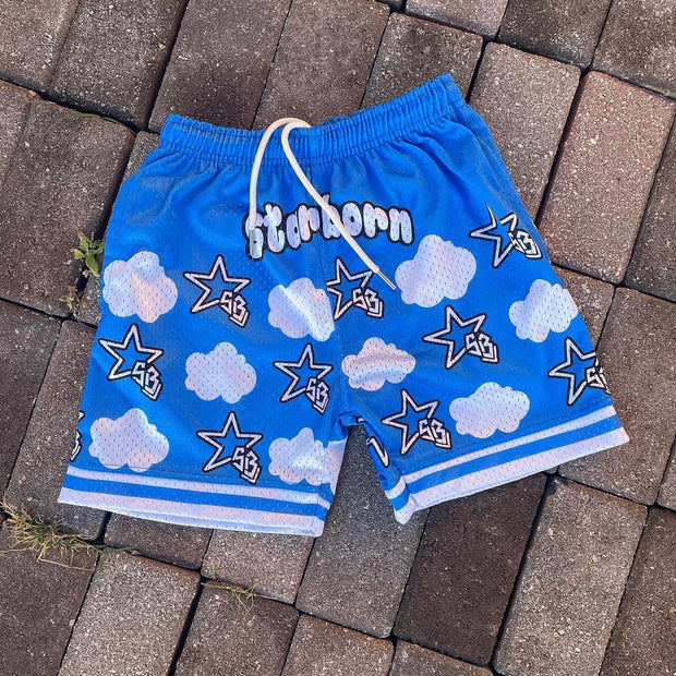 Sopula Retro Street Fashion Hip Hop Mesh Shorts - SOPULA