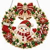 DIY Diamond Painting Xmas Hanging Ornament Pendant Acrylic Double Sided Print Decor Kit