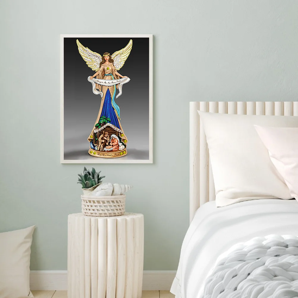 Diamond Painting - Partial Special Shaped Drill - Elegant Lady(30*40cm)