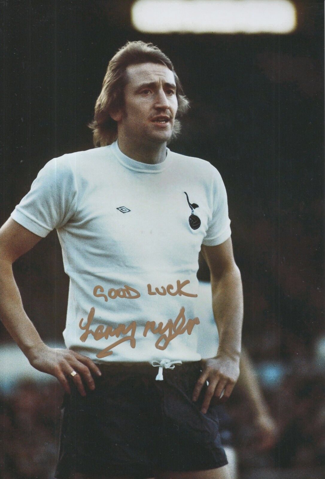Terry Naylor Hand Signed Tottenham Hotspur 12x8 Photo Poster painting.