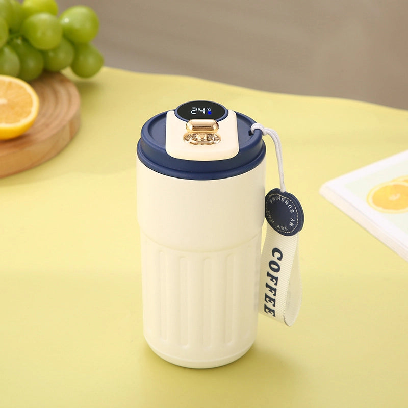 Car Smart Coffee Cup High Color Value Display Temperature Water Cup 316 Stainless Steel Thermos Cup Gift Custom Logo