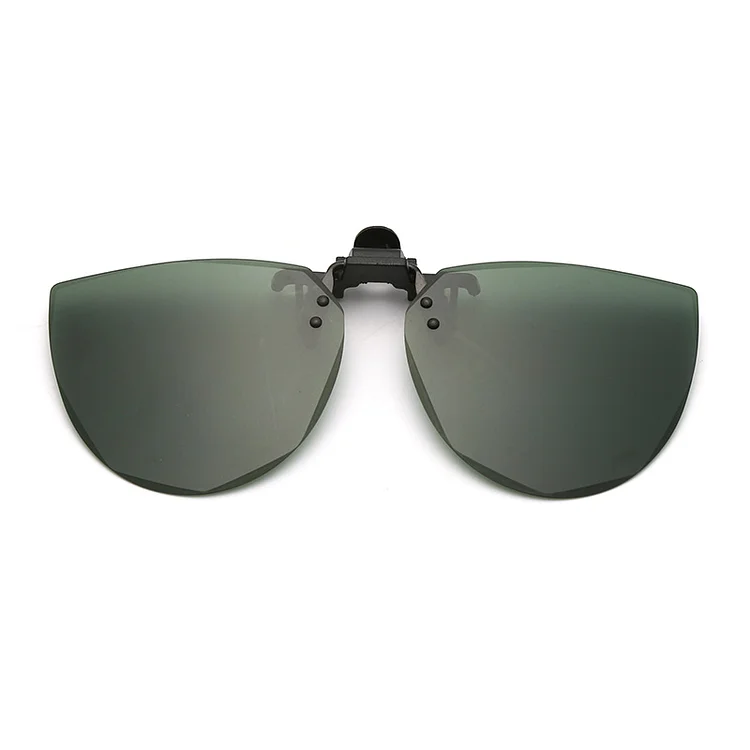 Flip Up Clip On Sunglasses Men Women Night Vision Driving Polarized Sun Glasses UV400 Anti Glare Fishing Outdoor Goggles Eyewear