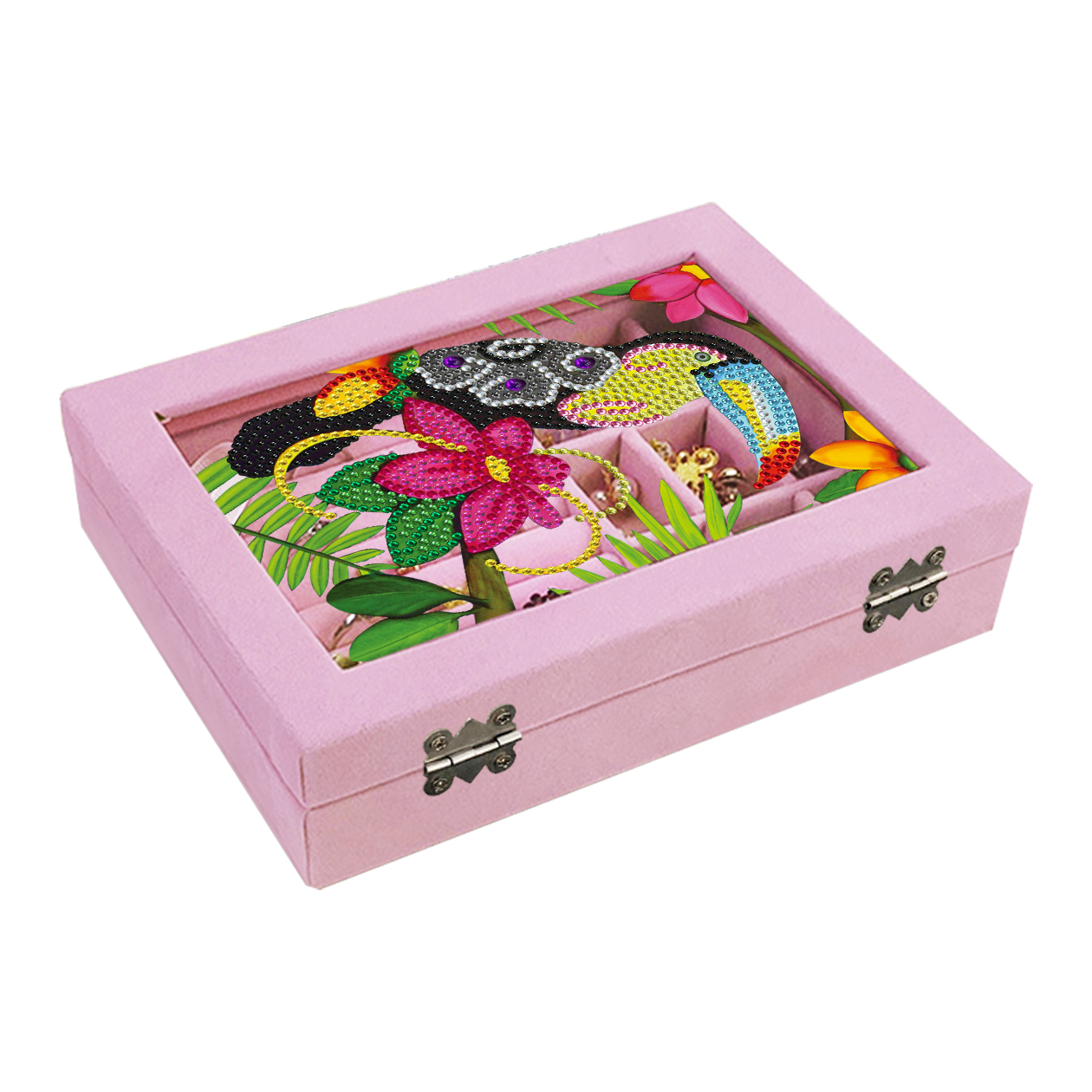 

Bird - 5D DIY Craft Transparent Acrylic Jewelry Box, 501 Original