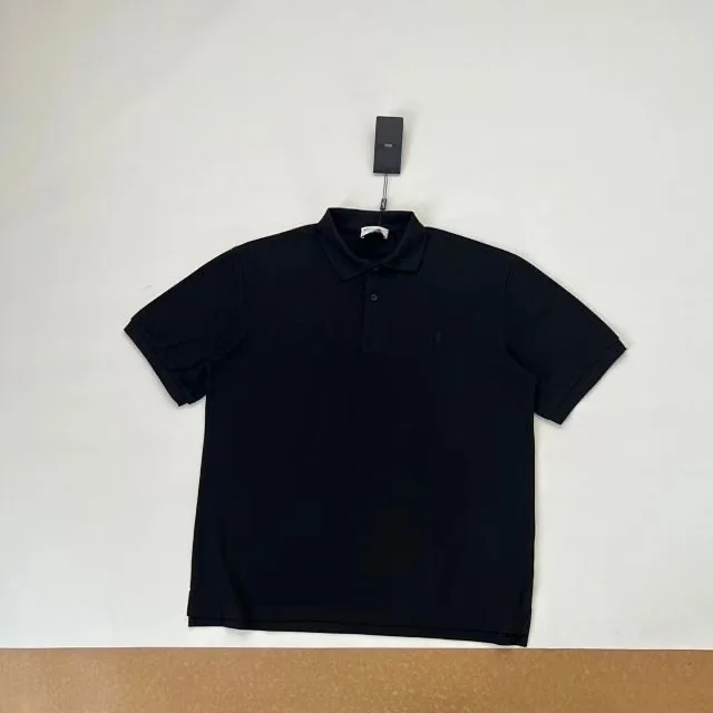 Classic Business Casual Workwear Polo Shirt Short Sleeve T-Shirt Flip Collar Trendy Brand Breathable Loose Fit 