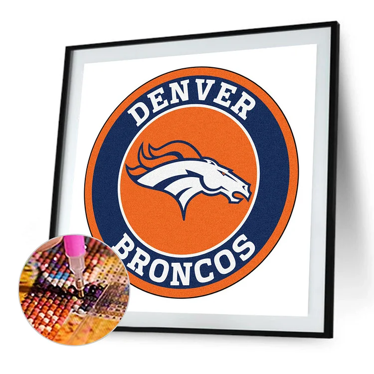 denver broncos diamond painting