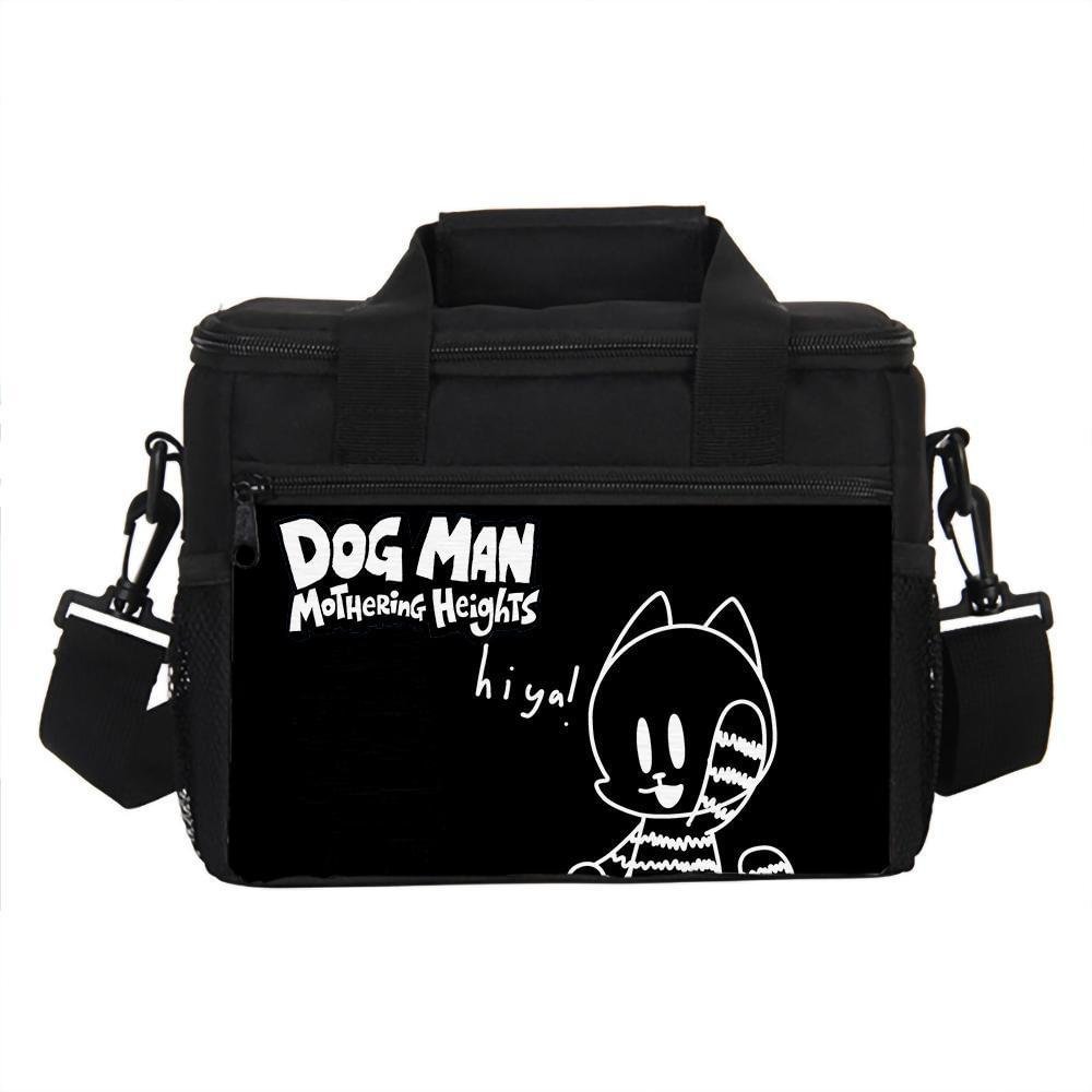 Dog Man Mothering Heights Portable Lunch Bag Multifunctional Storage Bag