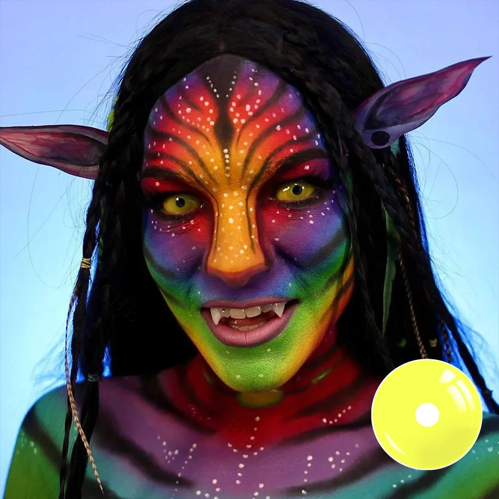 Yellow Sclera Halloween Lenses