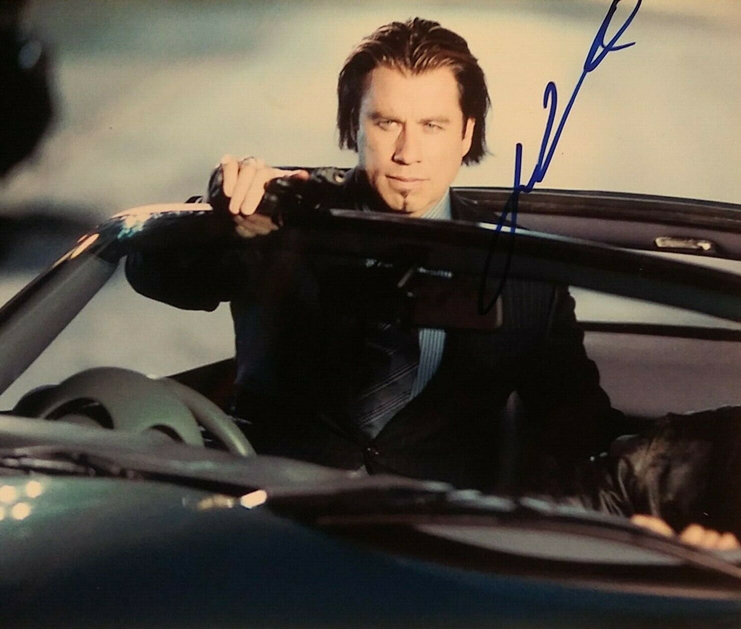 John Travolta signed 8 x 10