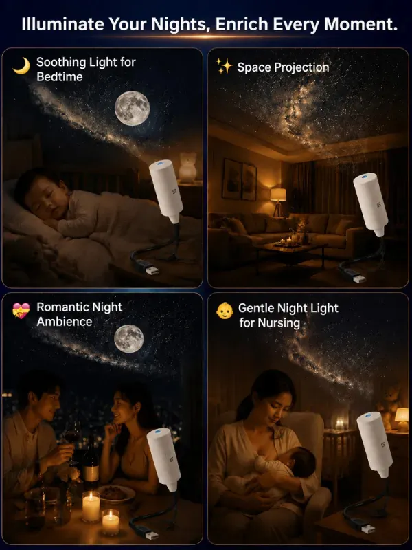 Comauo&trade; 5D Galaxy Projector with Vegas Sphere Tech: Your Room & Car, Now a Planetarium.