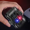 Dual LED Portable Keychain Light 600mAh USB Rechargeable Camping Pocket Lantern