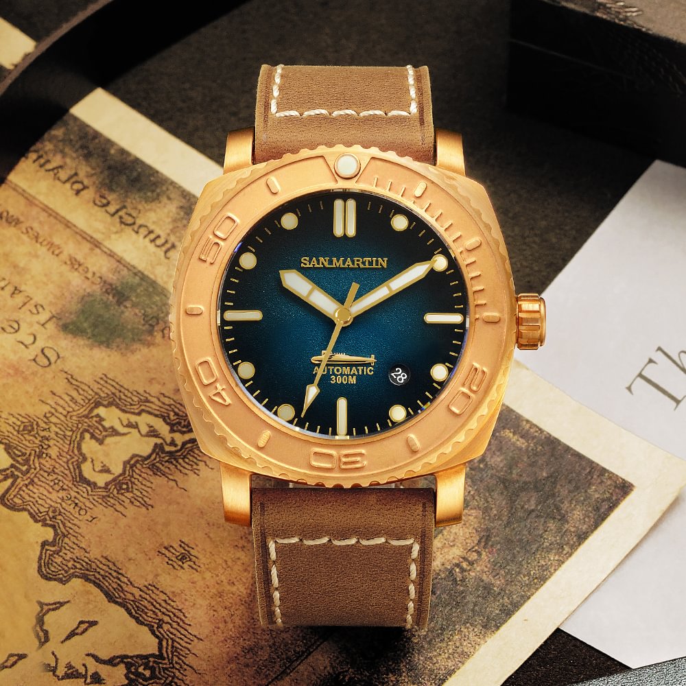 San Martin Diver Retro CuSn8 Bronze Luxury Men Watch SN078-Q San Martin Watch 
