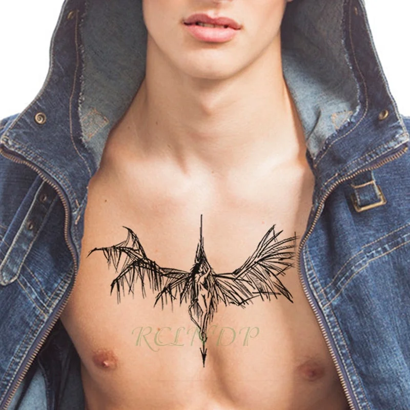 Waterproof Temporary Tattoo Sticker Jesus Fake Tatto Flash Tatoo Leg Arm back Large size body art for Men Girl Women