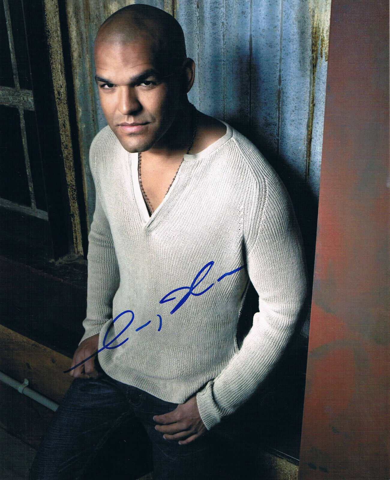 Amaury Nolasco 1970- genuine autograph Photo Poster painting 8x12 signed In Person Prison Break