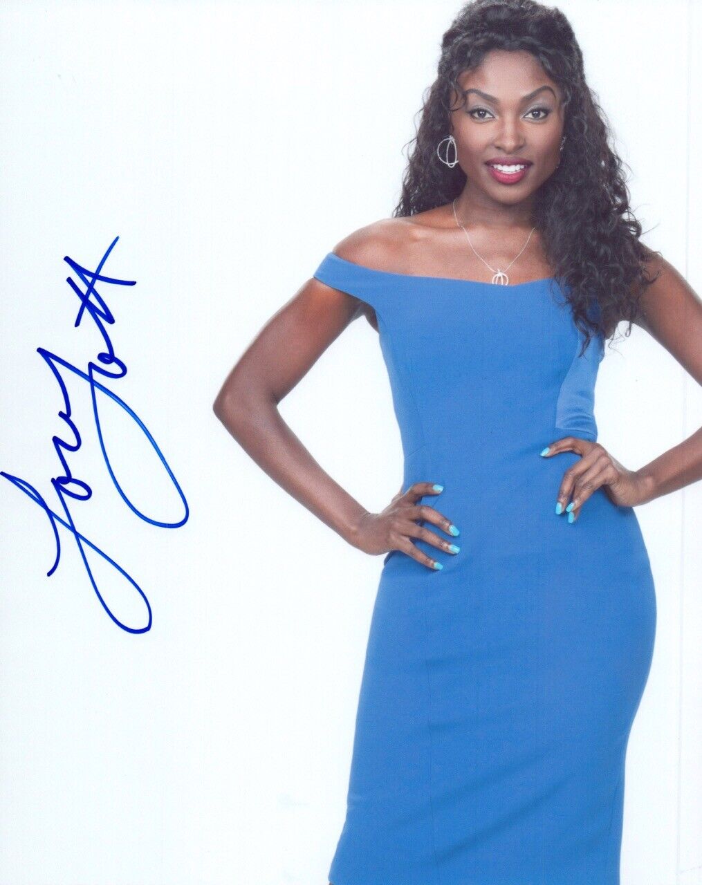 Loren Lott Signed Autograph 8x10 Photo Poster painting The Young and the Restless Actress COA