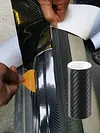 Carbon Fiber Anti Scratch Tape Waterproof Protection Film Cuttable for Car Trunk