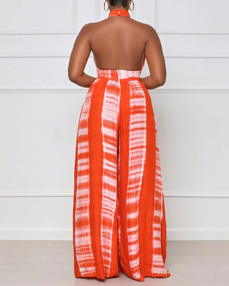 Casual Wide Leg Jumpsuit