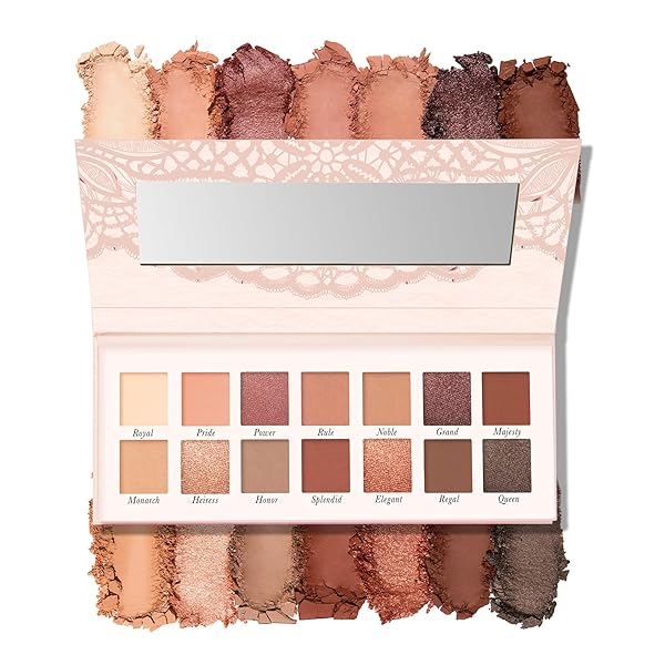 LAURA GELLER NEW YORK The Delectables Earthy Essentials Baked Eyeshadow Palette | 14 Pigmented Eyeshadows Blendable Natural Look 01 The Delectables Baked Eyeshadow Palette Earthy Essentials