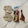 10Pcs Christmas Snowman - Cross Stitch Wood Pendants Embroidery 10cm