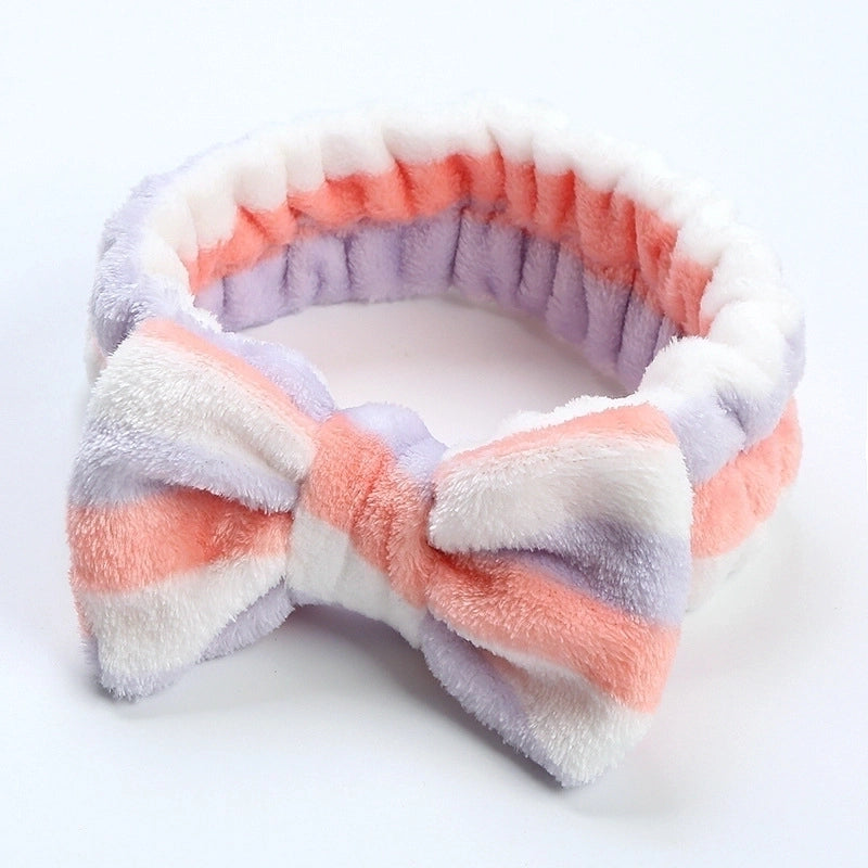 Casual Cute Unisex Bow Knot Leopard Spa Headband