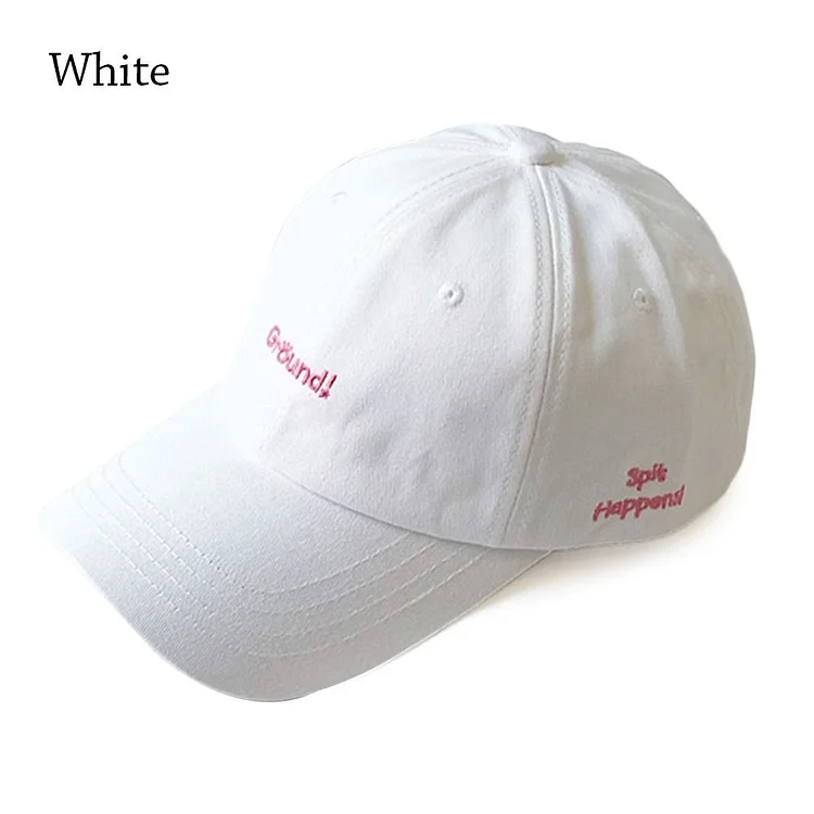 Embroidered Letter Baseball Cap Casual Women Men Duck Tongue Cap Duck Outdoor Sport Sun Hat Summer Leisure Hat