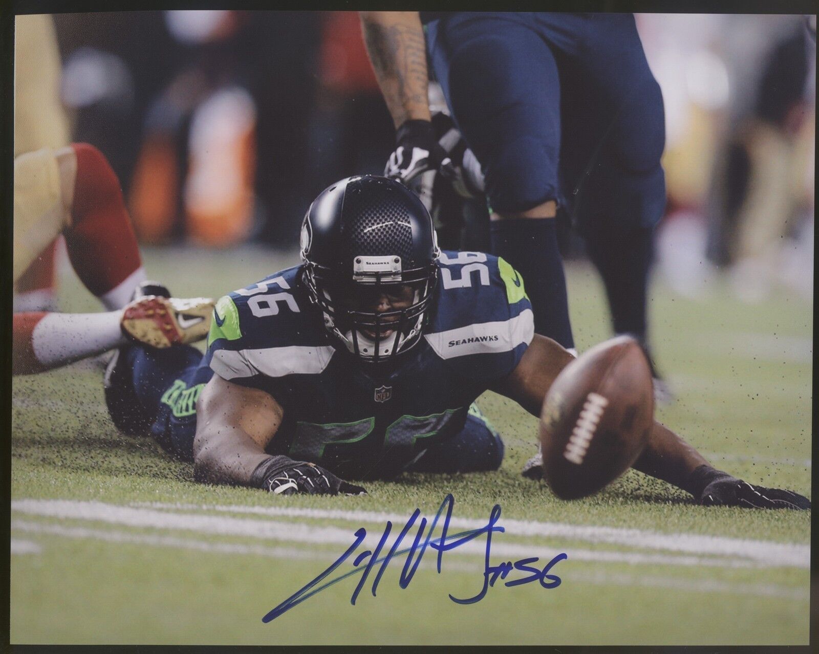 Cliff Avril 8x10 Autographed Signed AUTO Seahawks SB XLVIII Champion Photo Poster painting 9