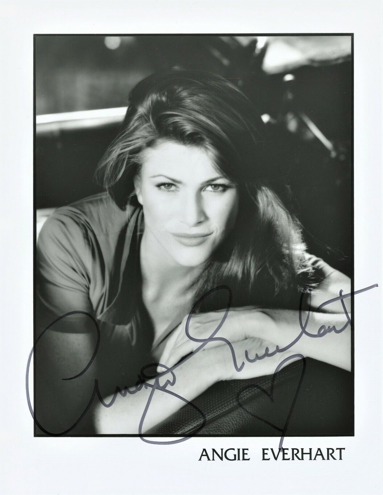 Beautiful ANGIE EVERHART Signed Photo Poster painting