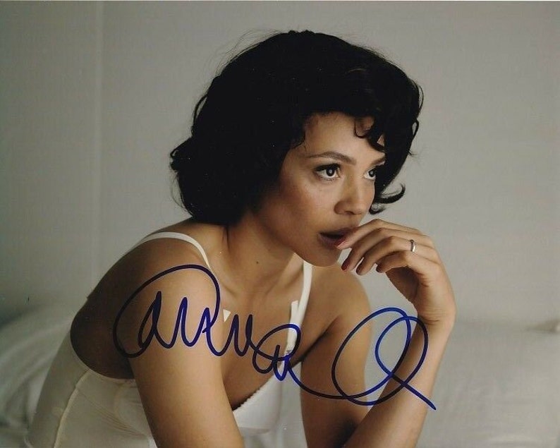 Carmen ejogo signed born to be blue chet baker elaine  jane 8x10 Photo Poster painting