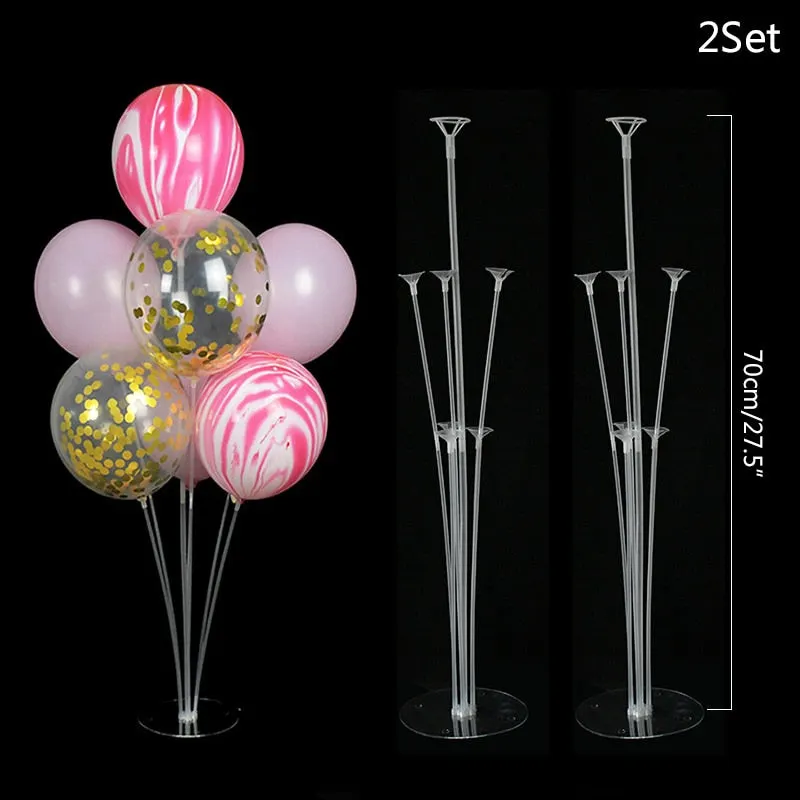 1 Set Balloons Holder Column Stand Holder Stickers for Wedding Kids Birthday Party Baby Shower Decoration Balloon Accessories