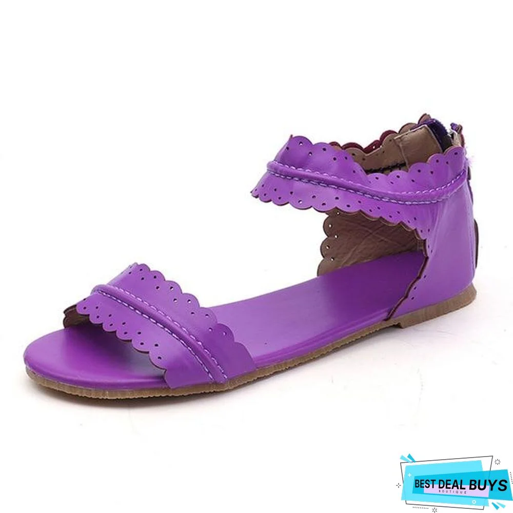 Women Beach Vacation Big Size 43 Edges Sandals Comfortable Leisure Casual Shoes