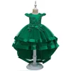 Kids Girl Cake Tutu Flower Dress Children Party Wedding Formal Dress 3-12T - honeylives