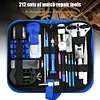 212pcs Watch Opener Repair Tool Kit Clock Knife Screwdriver Pin Hammer Set