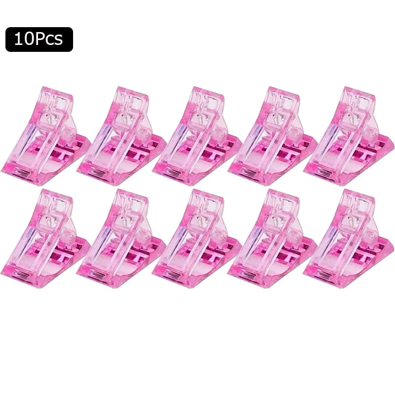 1/2/5PCS/Set Nail Tips Clip Quick Building Plastic Extension Clamp Assistant Tool DIY  Plastic Extension Clamp-Nail Inspo