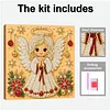 (20x20cm)Angel Pearl Painting Art Kits With Inner Frame Pearl Gem Paintings Picture Arts Craft for Adults Beginners Home Wall Decor