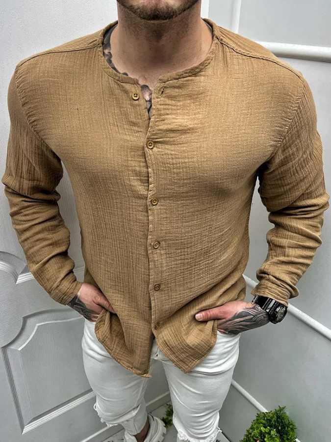 Casual Cotton Linen Shirt