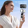 Foldable Handheld Cooling Fan 100 Wind Speeds Handheld Portable Turbo Fan 4000mAh Battery W/ Digital Display for Beach Vacation Cooking Office Travel Camping