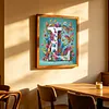 Butterfly Flower L 5D Partial Drill DIY Diamond Painting Kit 30*30cm