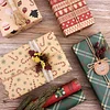 Festive Christmas Gift Wrapping Kraft Paper